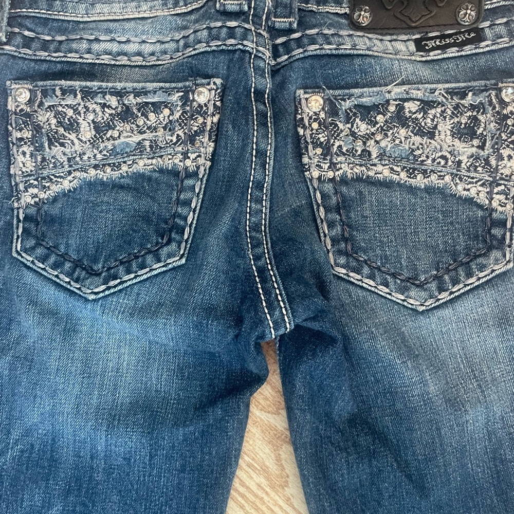 Miss Me Dark Blue Skinny Jeans - Picture 5 of 9